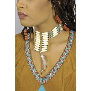 Damen Halsschmuck Indianerin Halskette authentisch
