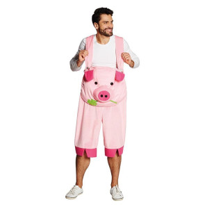 Latzhose Karneval Schwein für Herren