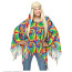 Psychedelic Hippie mit Poncho, Stirnband