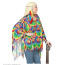 Psychedelic Hippie mit Poncho, Stirnband Bild / Ansicht 2